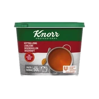 Köttbuljong, pasta