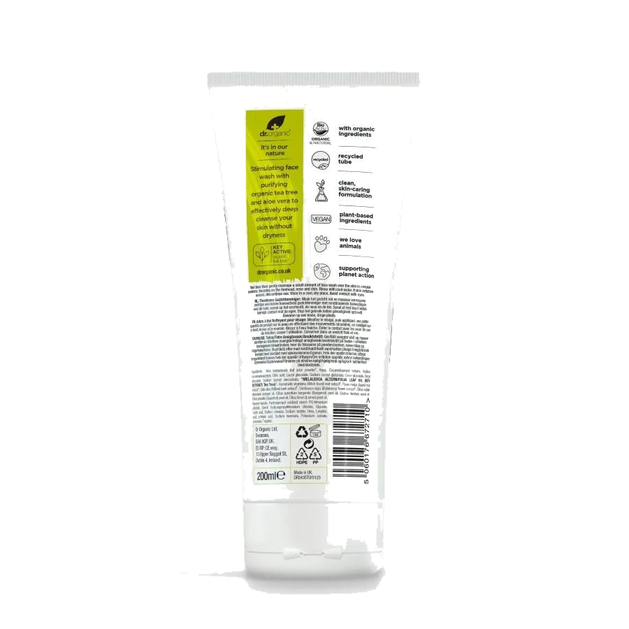 Dr. Organic Tea Tree Face Wash