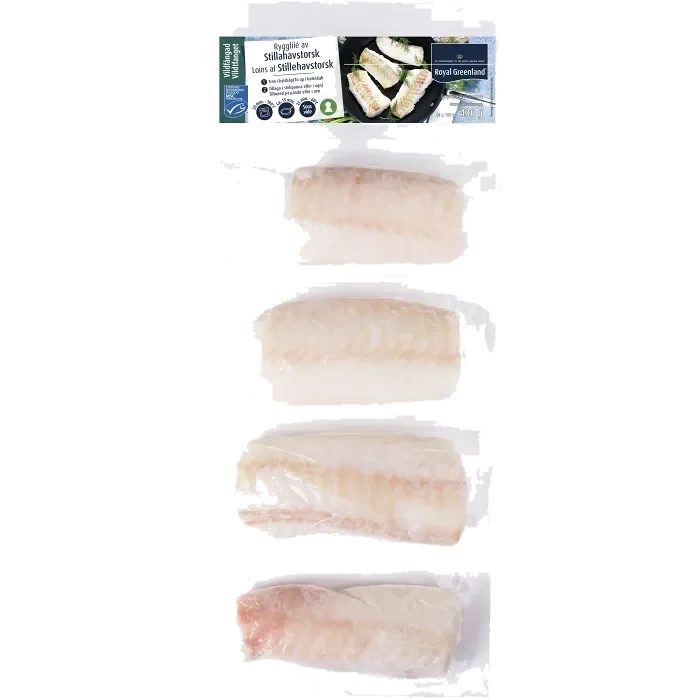 Ryggfilé stillahavstorsk 400g Royal Greenland