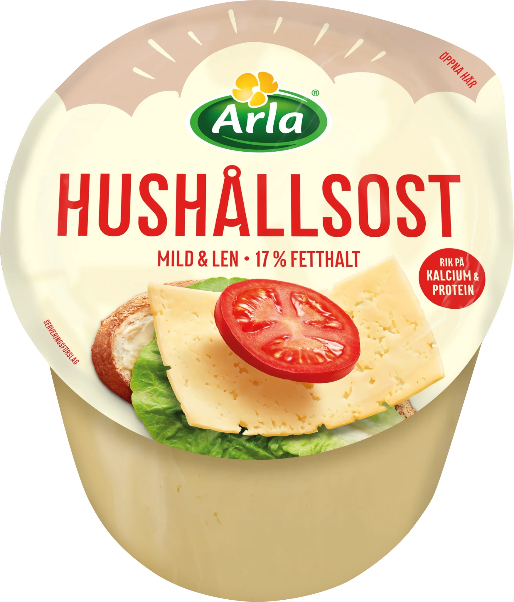 Hushållsost 17% ca2.2 kg