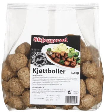 Skjeggerød Kjøttboller 1,2kg