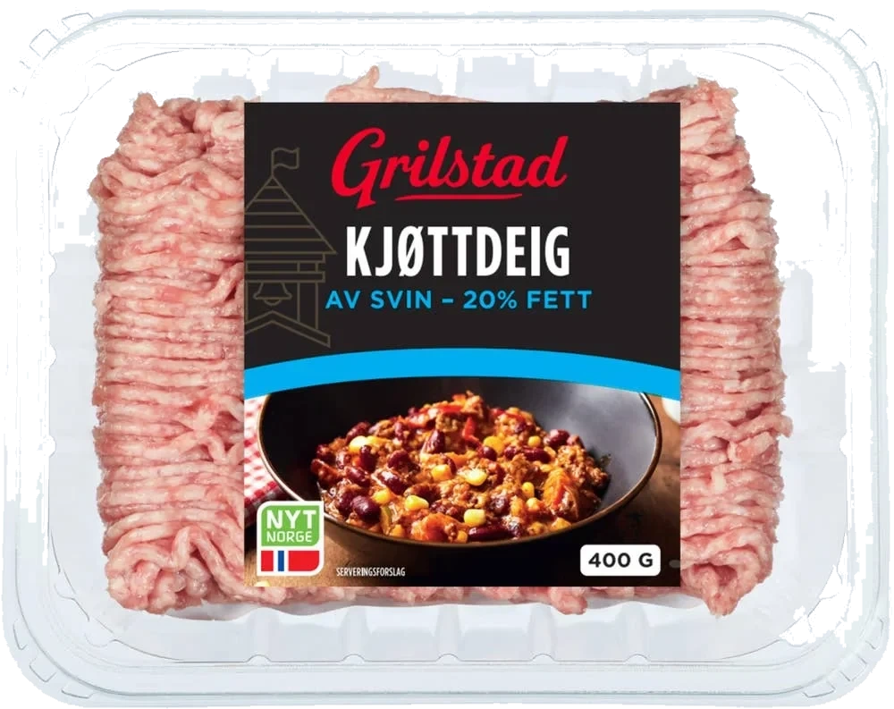 Kjøttdeig av svin