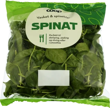 Coop Spinat Vasket 200g