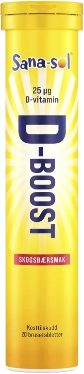 D-Boost Skogsbærsmak 20stk Sana-Sol