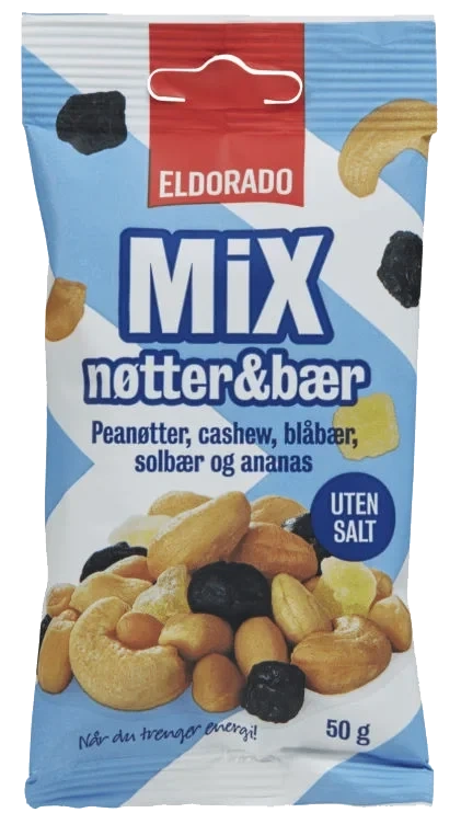 Nøtter&Bær Mix 50g Eldorado