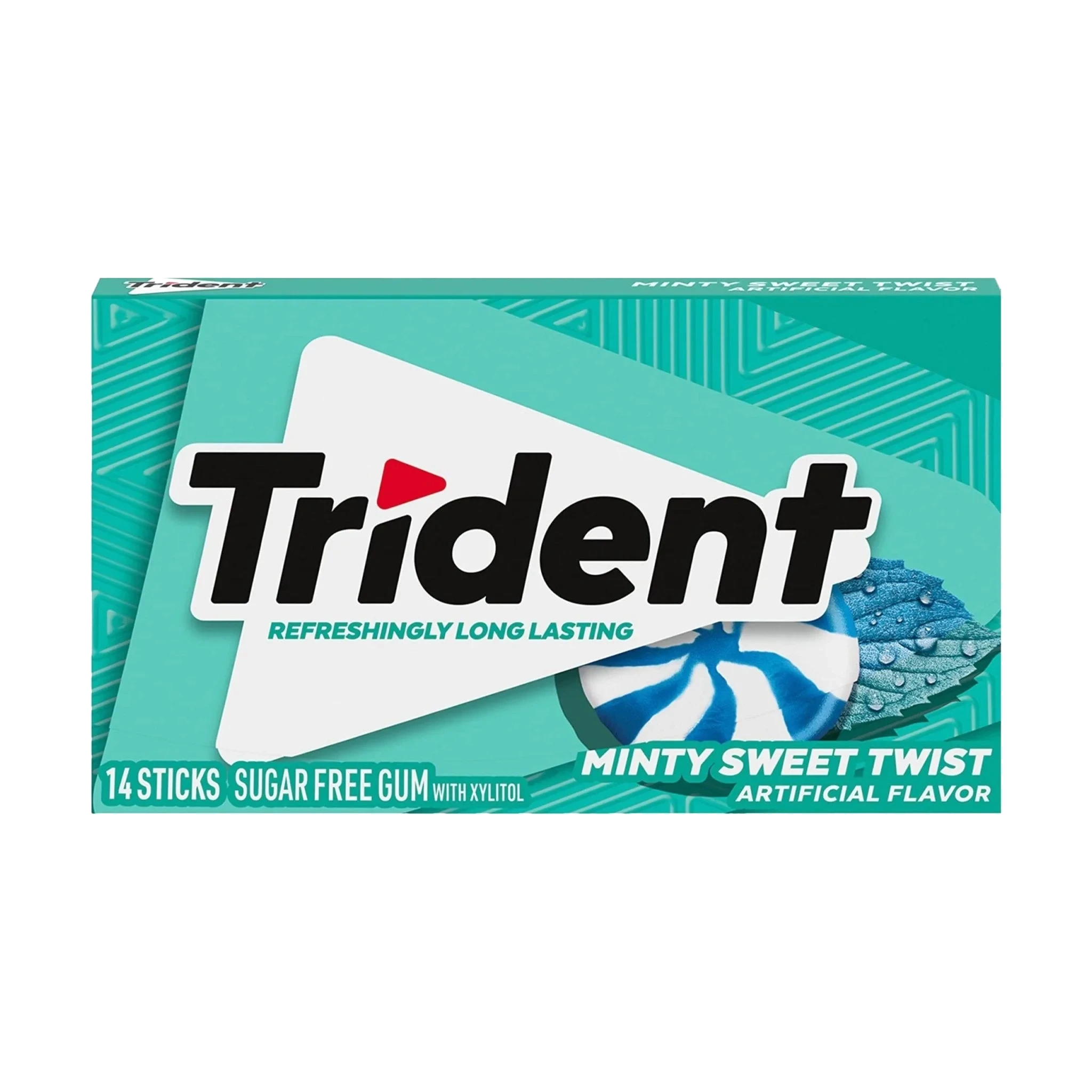 Trident Minty Sweet Twist Gum (14 tyggiser) DATOVARE