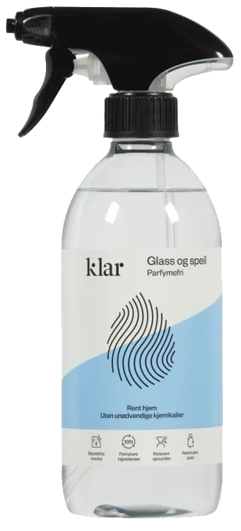 Klar Glass og Speilspray 500ml