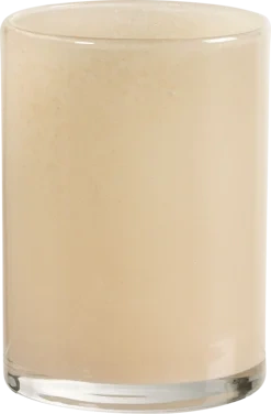 Lysholder Glass 115x85mm Silky Beige