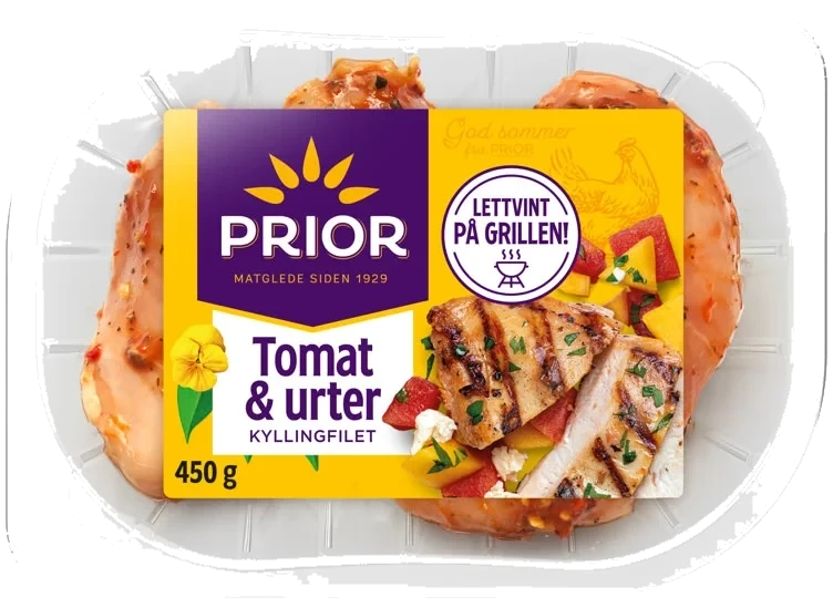 Kyllingfilet med tomat og urte marinade 450g
