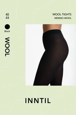 Wool tights, Black, 40-44