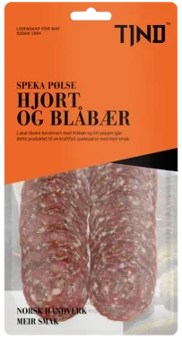 Speka Pølse Hjort og Blåbær 80 g