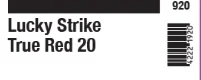 Lucky Strike True Red 20