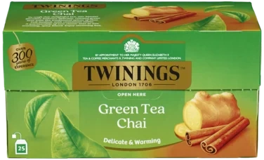 Twinings Grønn te Chai 12x25bg