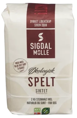 Økologisk Speltmel Siktet 1kg