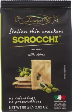 Scrocchi green olives 80g