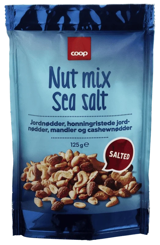 Coop Salt Nøttemix 125g