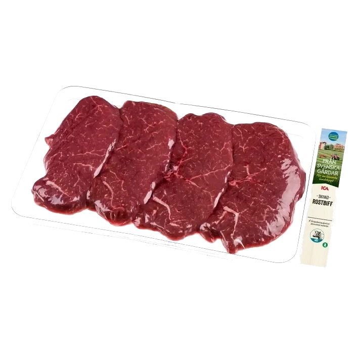 Rostbiff Färsk Skivad ca 600g ICA