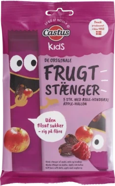 Castus Fruktstang Bringebær 100g