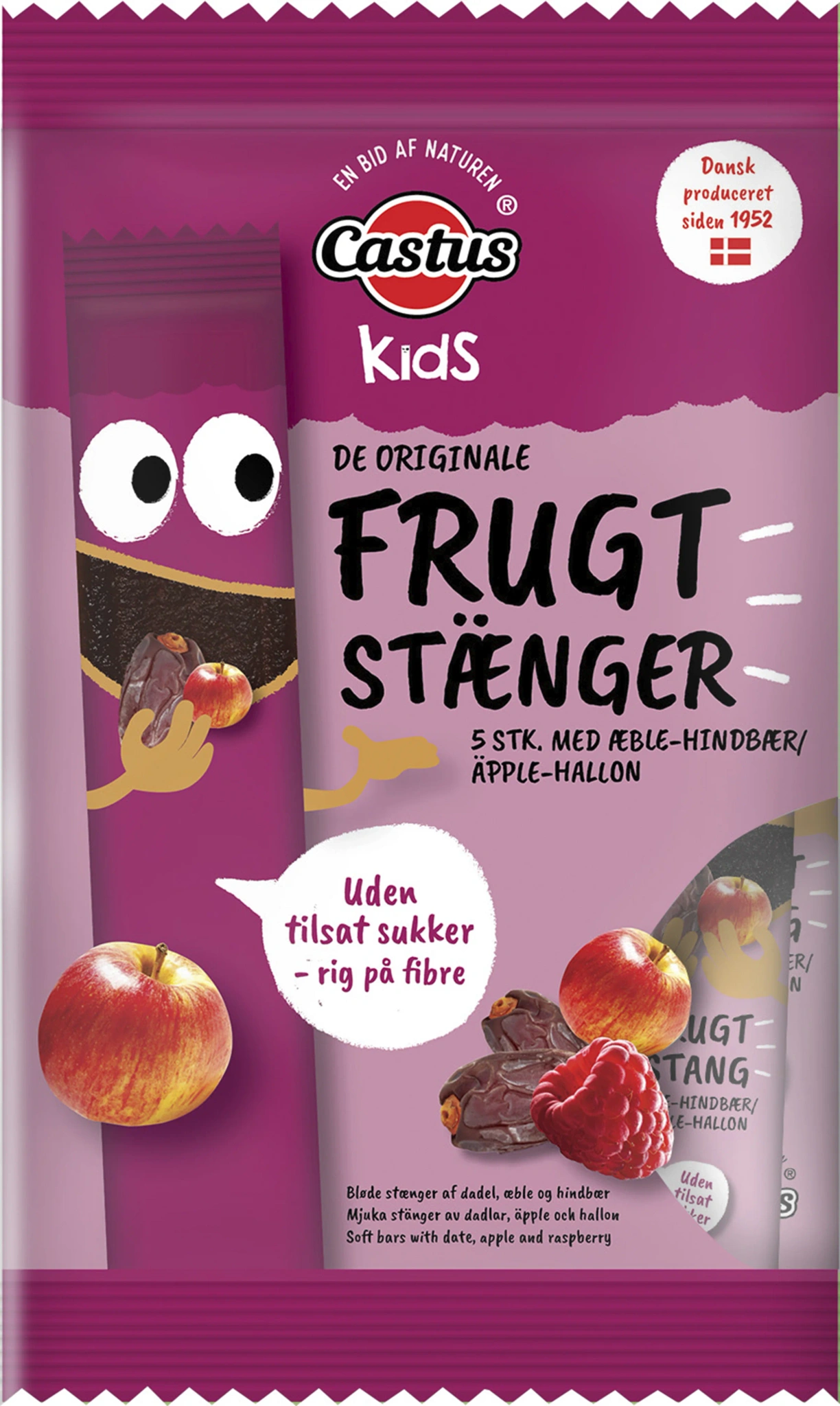 Castus Fruktstang Bringebær 100g