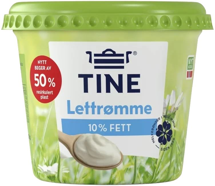 Lettrømme 10% 300g Tine