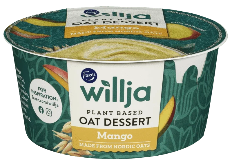 Fazer Willja Havresnacks Mango 150g