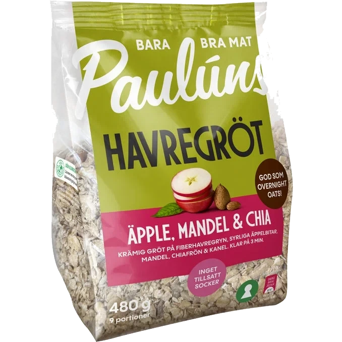 Havregröt Äpple, Mandel & Chia