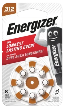 Energizer® høreapparatsbatterier 312