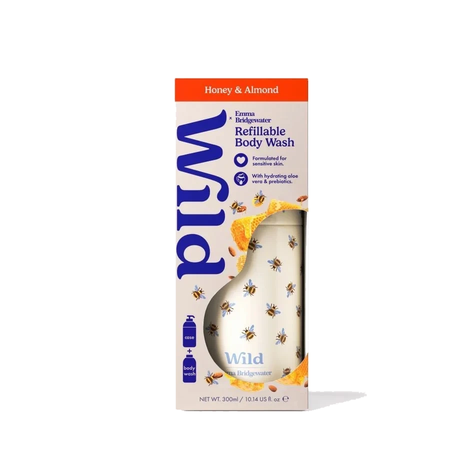 Body Wash Bee Case Honey Almond Starter