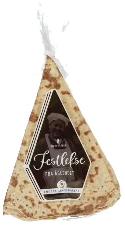 Engers Lefsebakeri As Festlefse Potetlefse 2stk Store Lefser