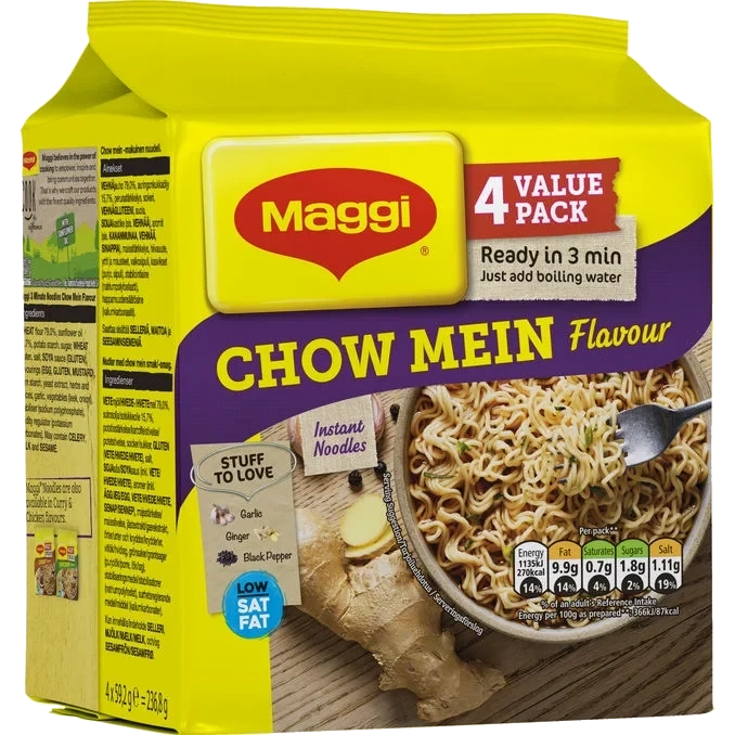Nudlar Chow Mein 4-pack