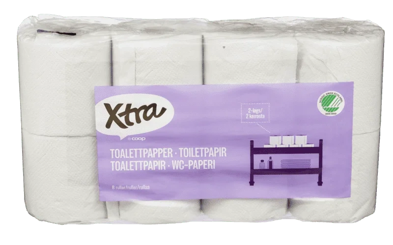 X-tra Toalettpapir 8pk