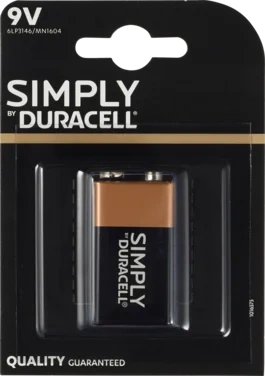 Duracell Simply 9v Alkalisk Batteri 1pk