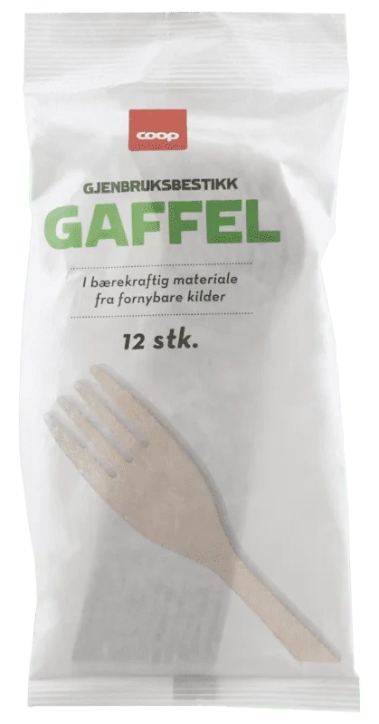 Coop Gaffel Gjenbruksbestikk 12stk