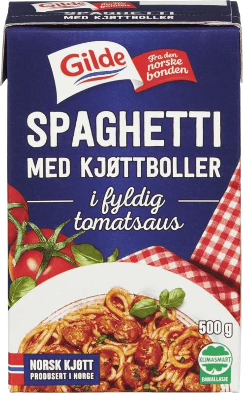 Spaghetti med Kjøttboller 500g Enh