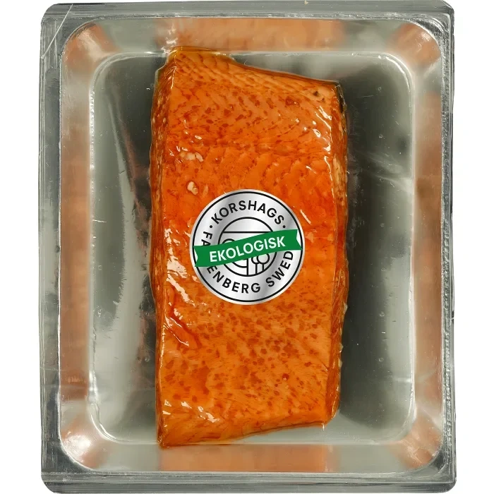 Laxfilé Färsk Varmrökt ca 300g Korshags