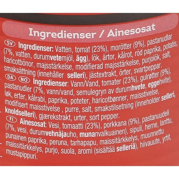 Minestrone Soppa 12-pack
