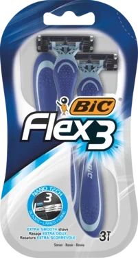 Barberhøvel Flex 3 Comfort 3-p Bic