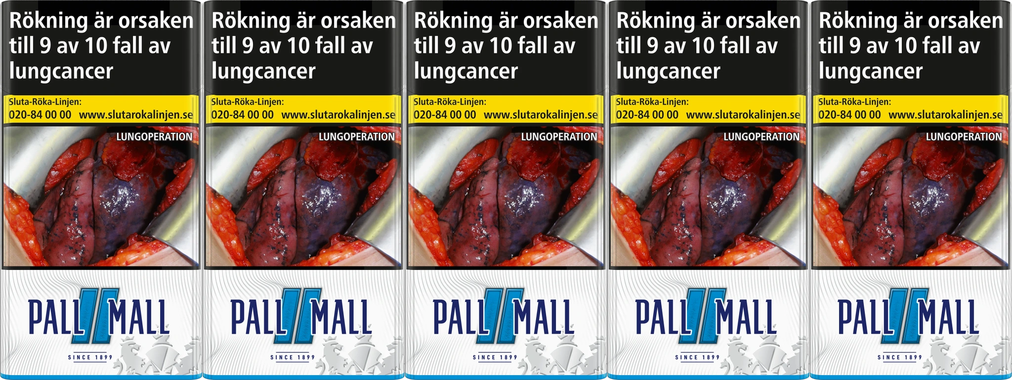 Pall Mall Blue 100´s 10-pack