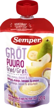 Grøt Frukt 6mnd 120g Semper
