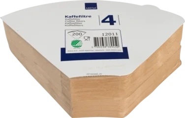Kaffefilter Ubleket 1x4