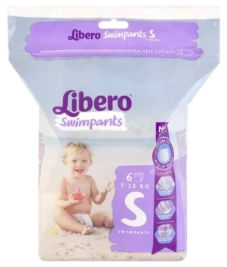 Libero Svømmebleier Str Small
