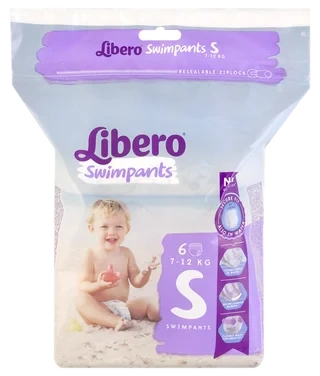 Libero Svømmebleier Str Small