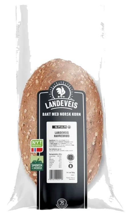 Havrebrød 720g Landeveis