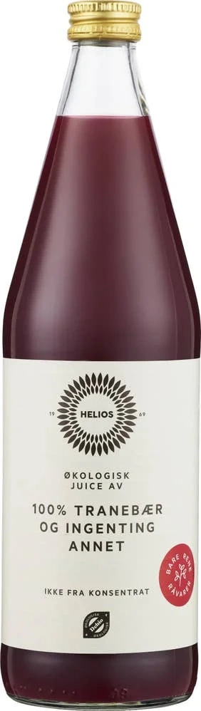Økologisk tranebærjuice