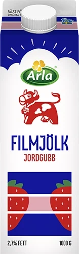 Filmjölk jordgubb 2.7%