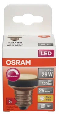 Led Lyspære Flat Lamp Dim 29 Matt E27