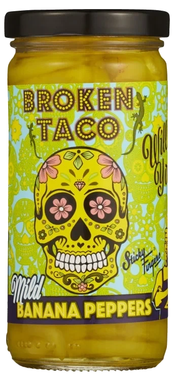 Broken Taco Mild Banana Peppers 227g