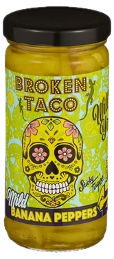 Broken Taco Mild Banana Peppers 227g