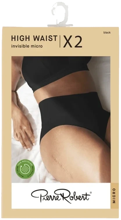 Invisible Micro High Waist X2 Black Xl