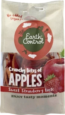 Earth Control Apple Bites W Strawberry Taste